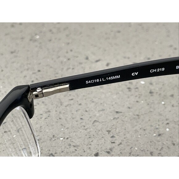 Cole Haan CH219 Black 54-16-145mm Eyeglasses FRAMES ONLY CV Full rim rectangle - Picture 6 of 13